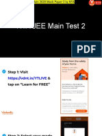 NTA JEE Main Test 2