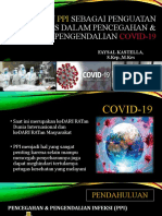 Penerapan Ppi Sebagai Penguatan Faskes Dalam Pencegahan & Pengendalian COVID 19
