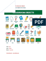 Lesson Eight The Classroom Objects