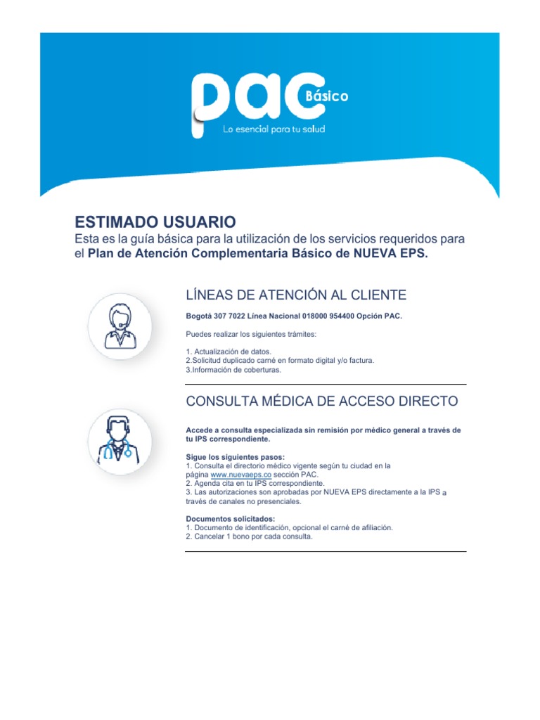Modelo de Servicio PAC Basico | PDF | Hospital | Ciencias de la Salud