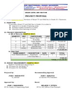 Homeroom Project Proposal Grade Level Section