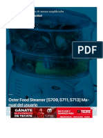 Oster Food Steamer (5709, 5711, 5713) Manual Del Usuario - Manuales +