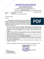 Surat Kapuslatluh KP TTG Usulan Luhkan Swadaya