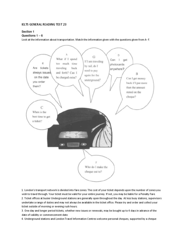 Ielts General Reading Test 23 | PDF | Endangered Species | Course Credit