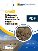 Boletín Sequía Hidrológica Nacional Mayo 2022