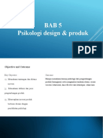 BAB 5 Psikologi Desain Dan Produk