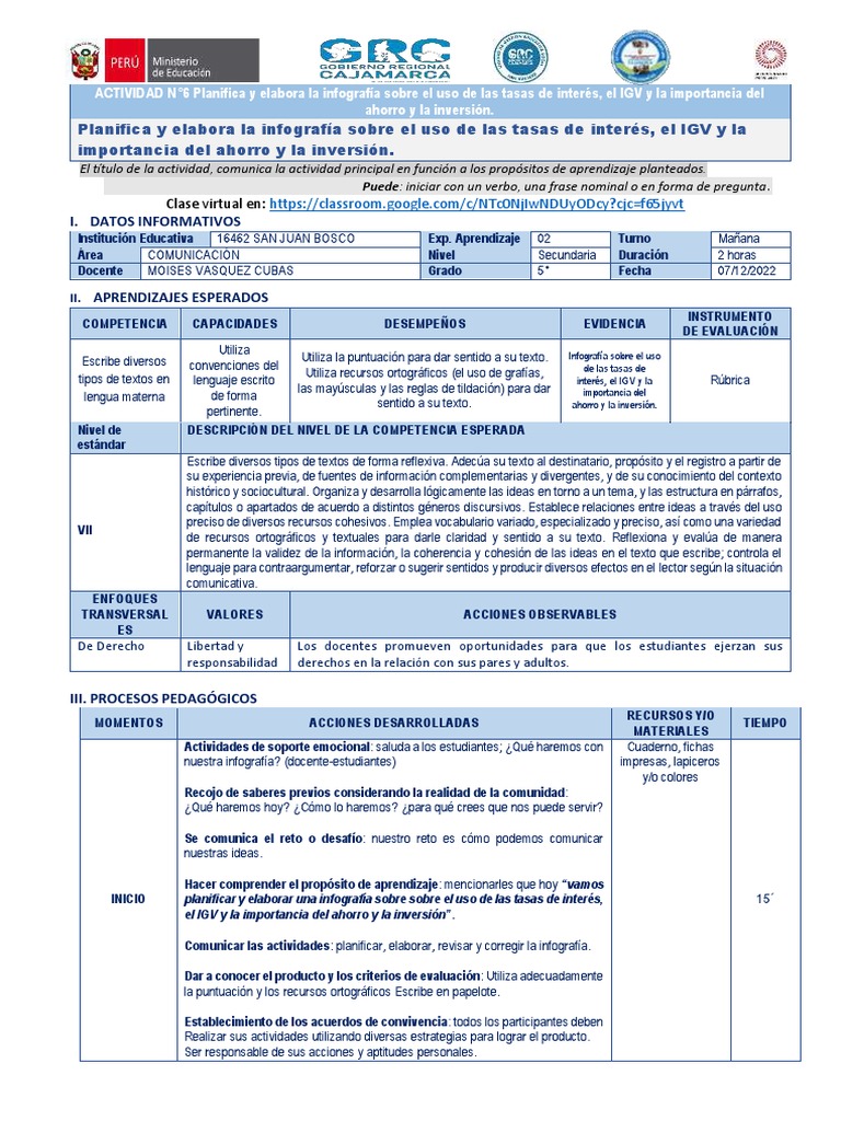 Actividad 6 Planifica y Elabora Una Infografía Sobre El Uso de Las ...