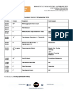 Rundown SIAK UI 10 September 2022