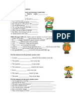 English grammar activity passive voice