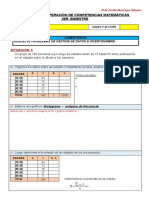 Ficha de recuperación de competencias matemáticas 4° secundaria