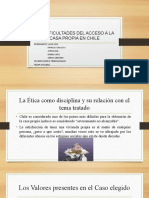 Las Dificultades Del Acceso A La Casa Propia en Chile