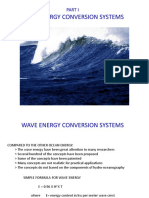 Wave Energy Conversion Systems Overview