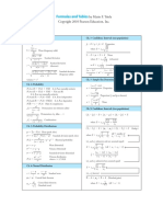 Formulas and Tables For Statistics