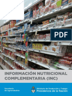 Informacion Nutricional Complementaria