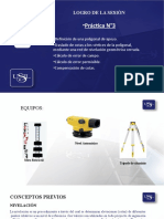 Topografía Práctica N°3 CAMPO