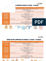 Jadual Aktiviti Taska 2020