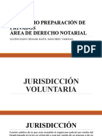 Jurisdicción Voluntaria. Clase 1