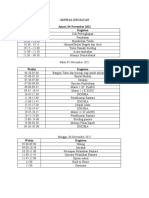 Jadwal Kegiatan Bantara 2022