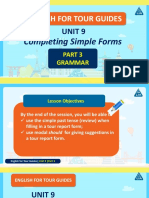UNIT 9 Bag 3 Grammar - Mengisi Formulir-Formulir Sederhana Bagian 3