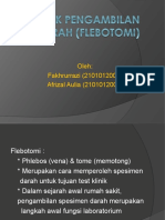 FLEBOTOMI SEJARAH DAN TEKNIK