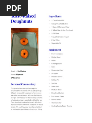 recipe card