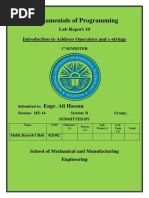 Assignment No 10