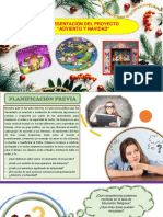 Presentación Del Proyecto "Adviento Y Navidad": Area Educación Religiosa Nivel Secundaria