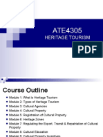 ATE4305 Course Outline on Heritage Tourism