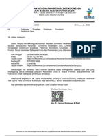 Undangan Sosialisasi Pedoman Surveilans Keswa Bagi Dinkes Prov-Kab-Kota-Puskesmas 29-30 Nov 2022