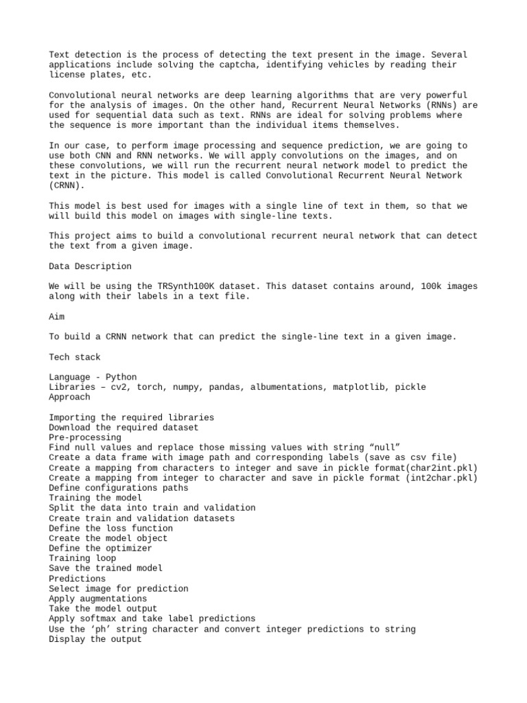 Project Outline | PDF