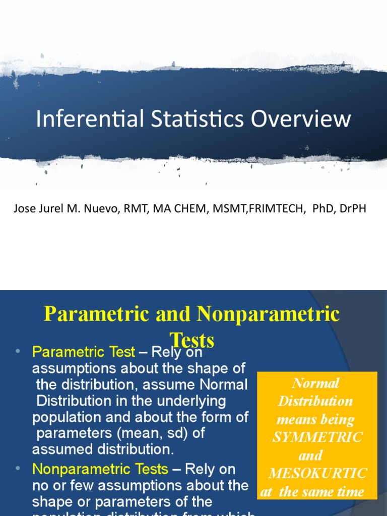 Inferential statistics part 2 presentation pdf student s t test