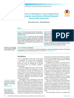 DENTIGEROUS CYST PREVALENCE