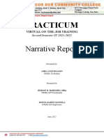 Narrative Report Aira 1