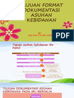 Tujuan Format Dokumentasi Asuhan Kebidanan