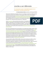 El derecho a ser diferente - Protección de orientación sexual en constitucionalismo peruano