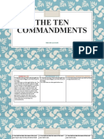 The Ten Commandments Explained