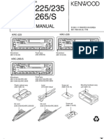 KENWOOD KRC-225, 235, 265 (Automag)