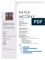 Kayla Mccray: Educator