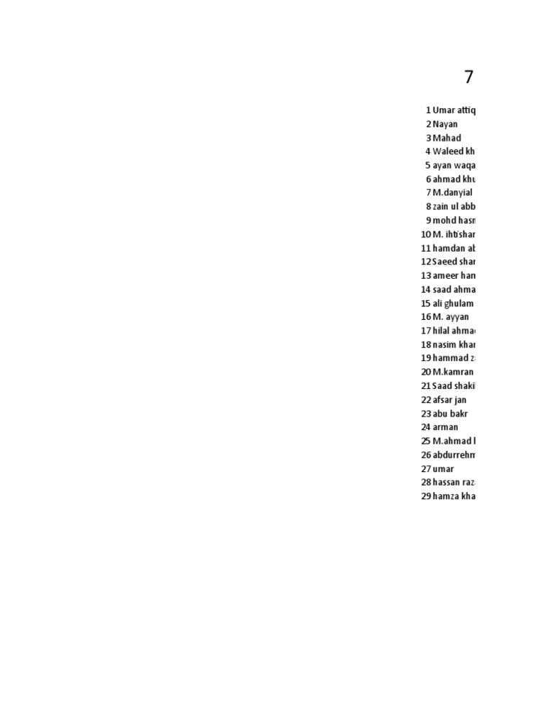 7C Marks | PDF