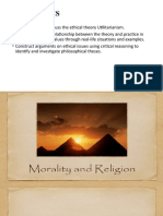 Morality and Religion