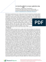 Heat Transfer Analysis of Pin-Fin Profiles For Aer