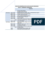 Jadwal Kegiatan Observasi