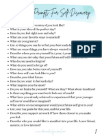 70 Journal Prompts For Self Discovery With PDF Printable Worksheet. Compressed