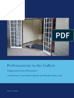 Performativity in the Gallery Staging Interactive Encounters (Cultural Interactions Studies in the Relationship Between the... (Outi Remes (Editor), Laura MacCulloch (Editor) Etc.) (Z-lib.org)