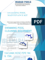 Swimming Pool Cleaning Equipment With Alloy Frame