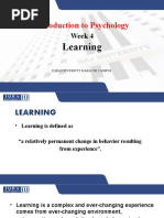 Learning Week 4