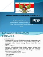 Pancasila - Landasan Dan Tujuan Pendidikan Pancasila