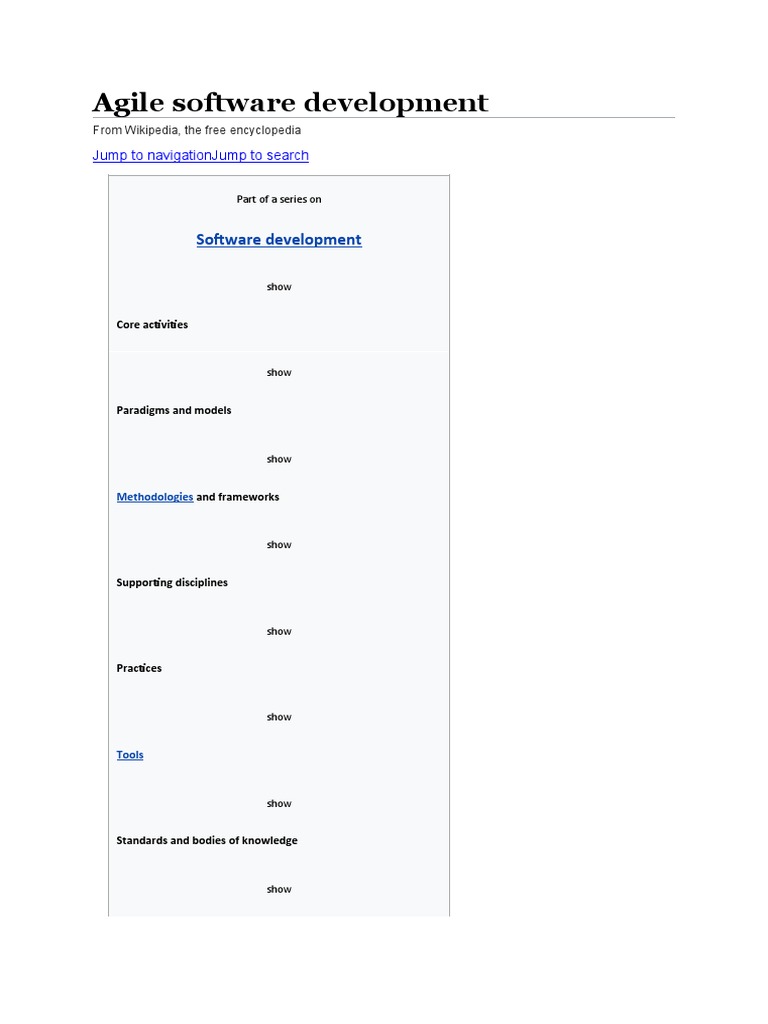 Agile Intrudction Download Free Pdf Agile Software Development