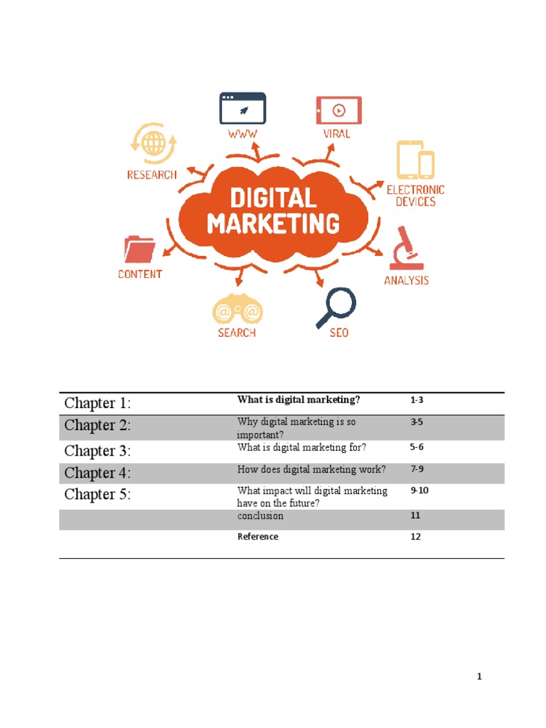 Digital Marketing Report | PDF | Digital Marketing | Marketing