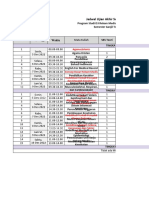 Jadwal Uas Teori Ganjil 2022 - 2023 5 Prodi